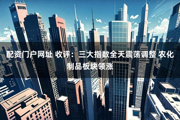 配资门户网址 收评：三大指数全天震荡调整 农化制品板块领涨